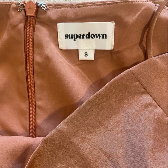 Gianna Slit Mini Dress in Nude - Picture 7 of 8